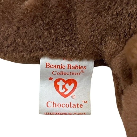 TY Beanie Baby Chocolate the Moose 1993 New With Tags! - Picture 7 of 8